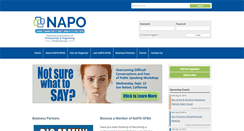 Desktop Screenshot of napo-sfba.org